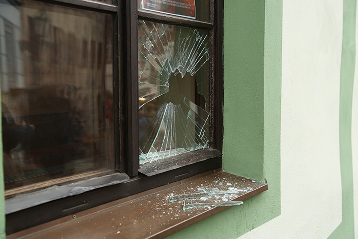 A2B Glass are able to board up broken windows while they are being repaired in Witham.